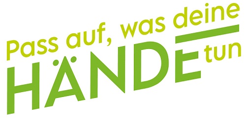 Grafik Pass auf, was deine Hände tun